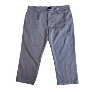 PGA TOUR men gray moisture wicking and breathable golf pants. Chino style 38X30